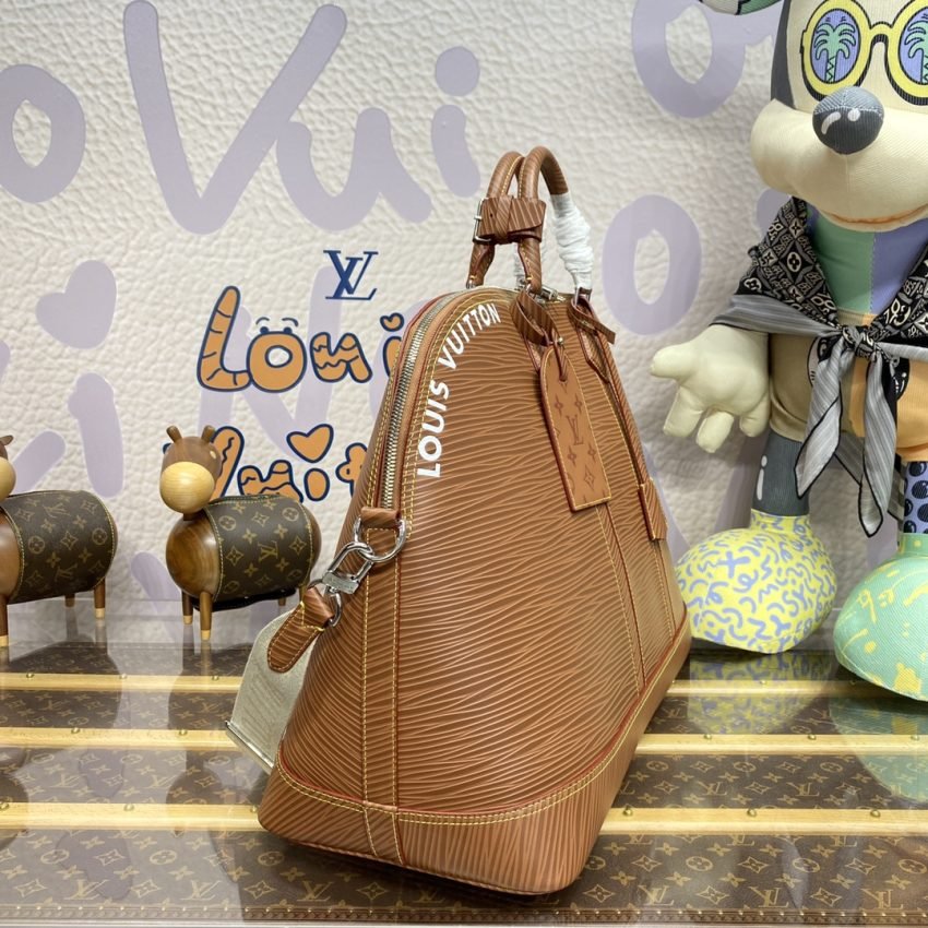Fake Louis Vuitton Alma Travel GM Brown - Image 4