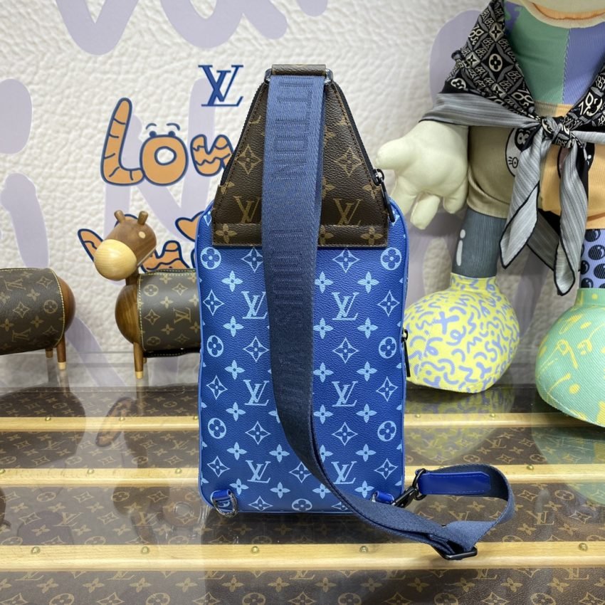 Replica Louis Vuitton Avenue Slingbag Blue - Image 3