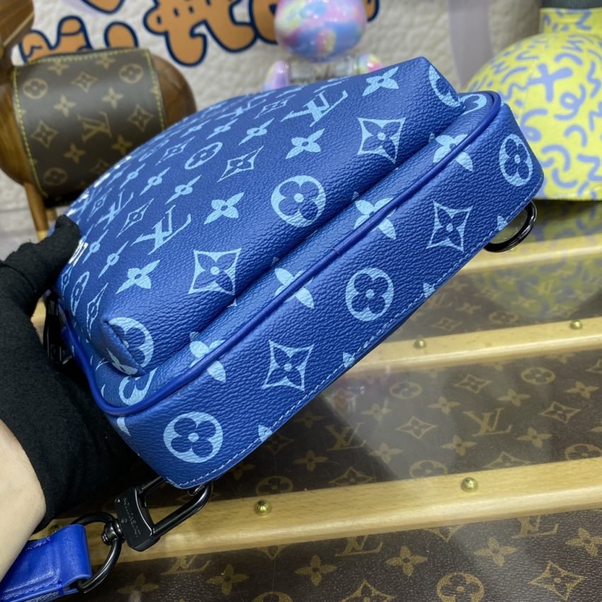 Replica Louis Vuitton Avenue Slingbag Blue - Image 5
