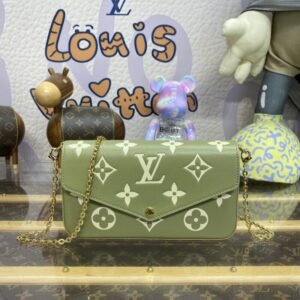Replica Louis Vuitton Félicie Pochette Green