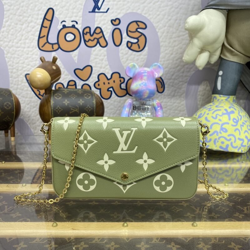 Replica Louis Vuitton Félicie Pochette Green