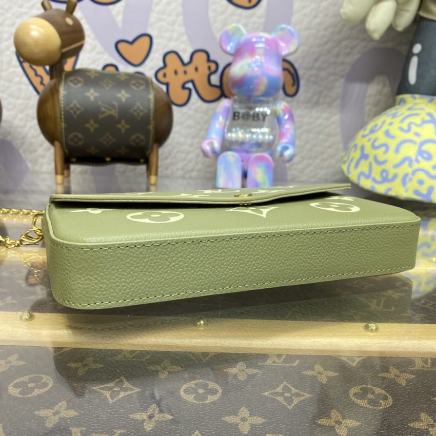 Replica Louis Vuitton Félicie Pochette Green - Image 4