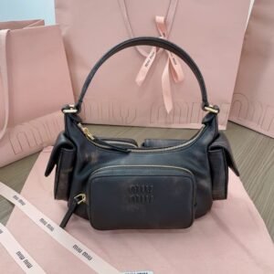 Fake Miu Miu Nappa Pocket Bag