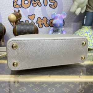 Alternative view of Replica Loius Vuitton Capucines Golden Grey