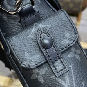 Alternative view of Fake Louis Vuitton Nano Christopher Backpack Black