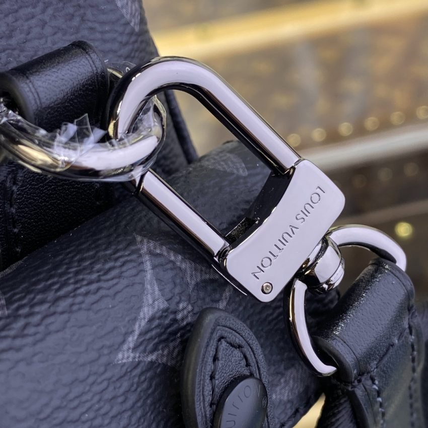 Fake Louis Vuitton Nano Christopher Backpack Black - Image 4