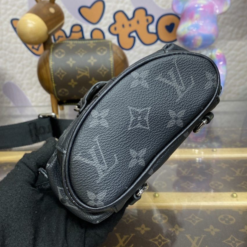 Fake Louis Vuitton Nano Christopher Backpack Black - Image 7