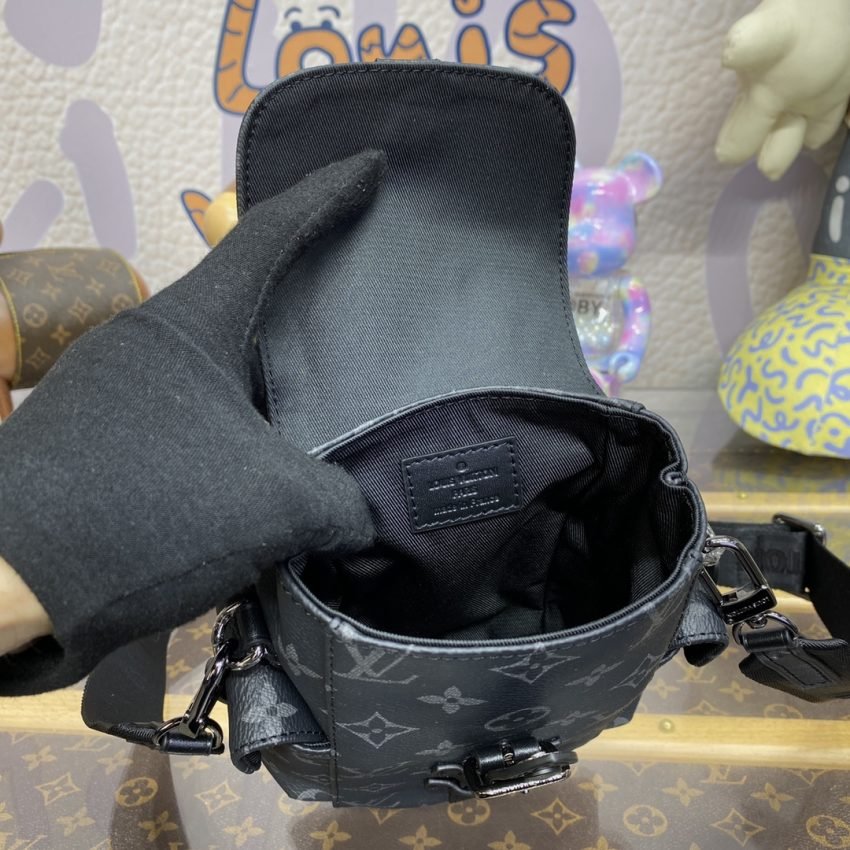 Fake Louis Vuitton Nano Christopher Backpack Black - Image 8