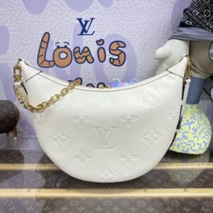 Replica Louis Vuitton Loop Hobo White