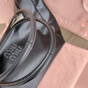 Alternative view of Fake Miu Miu Ivy Tote Black