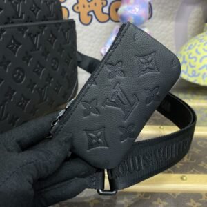 Alternative view of Replica Louis Vuitton Trio Messenger Full Black