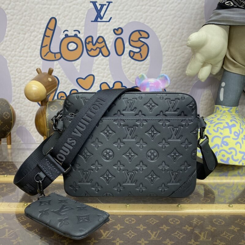 Replica Louis Vuitton Trio Messenger Full Black