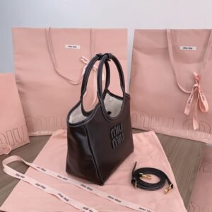 Alternative view of Fake Miu Miu Ivy Small Tote Black