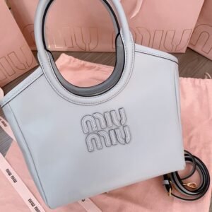 Fake Miu Miu Ivy Small Tote Grey