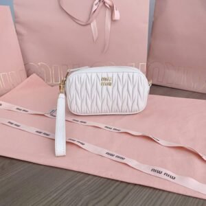 Fake Miu Miu Clutch White