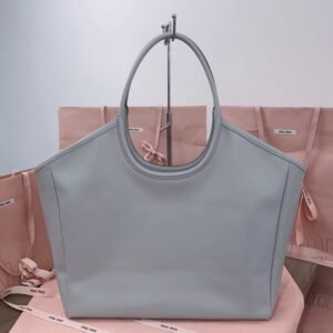 Alternative view of Replica Miu Miu Ivy Tote Grey