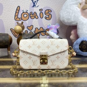 Replica Louis Vuitton Pochette Metis East West Pink