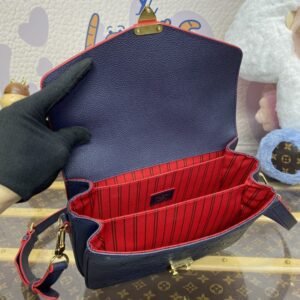 Alternative view of Replica Louis Vuitton Pochette Metis Dark Blue