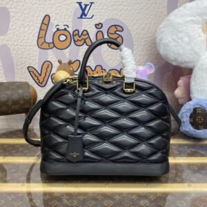 Fake Louis Vuitton Alma PM Black