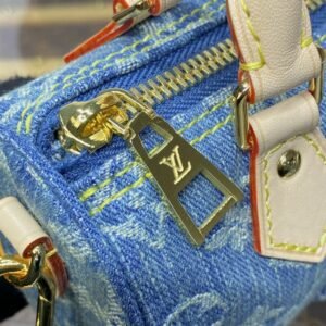 Alternative view of Fake Louis Vuitton Speedy Nano Denim New