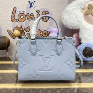Fake LV Onthego PM Sky Blue