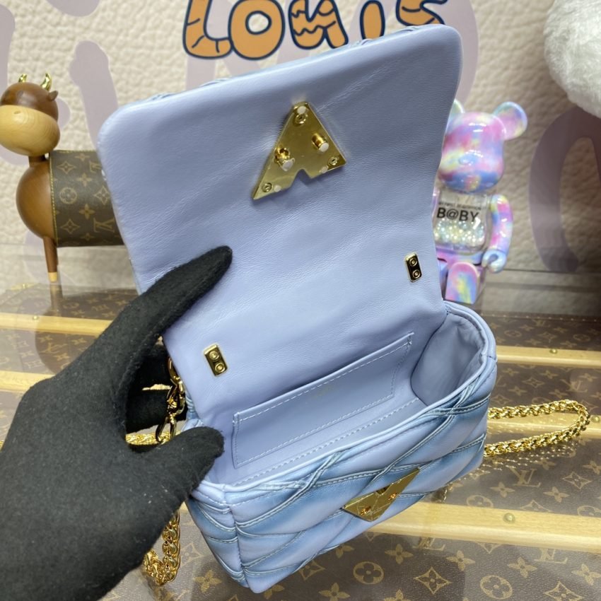 Replica Louis Vuitton Go – 14 Pico Sky Blue - Image 8
