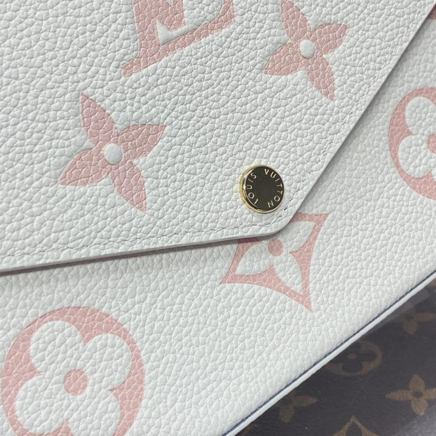 Replica Louis Vuitton Félicie Pochette White Pink - Image 6