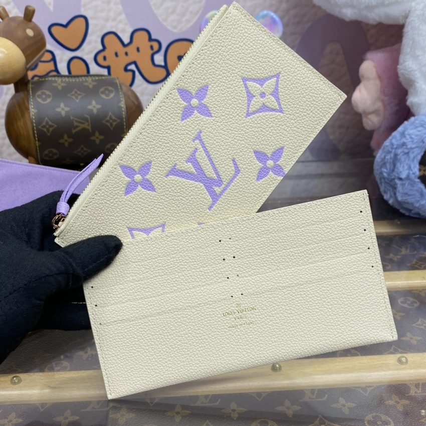 Replica Louis Vuitton Felicie Pochette White Purple - Image 8