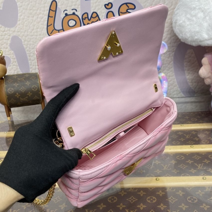 Replica Louis Vuitton Go – 14 Pink - Image 3