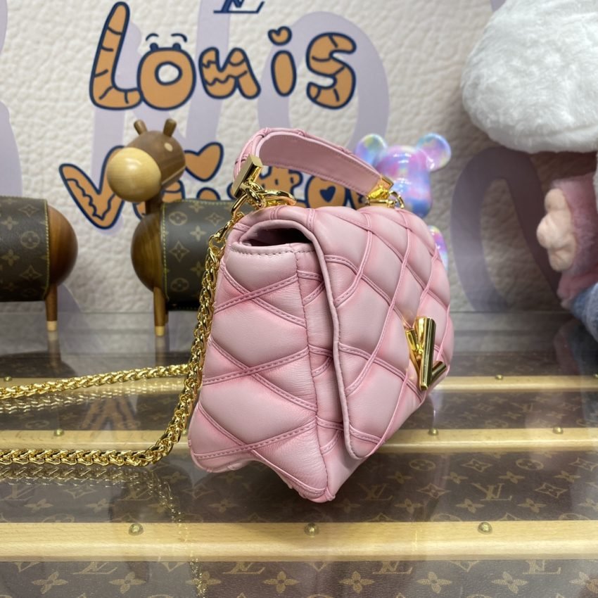 Replica Louis Vuitton Go – 14 Pink - Image 2