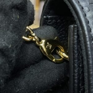 Alternative view of Fake Louis Vuitton Wallet On Chain Lily Black