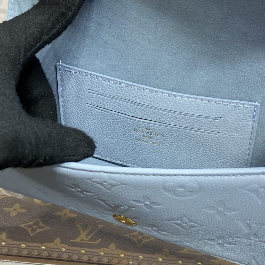 Replica Louis Vuitton Wallet On Chain Lily Sky Blue - Image 5