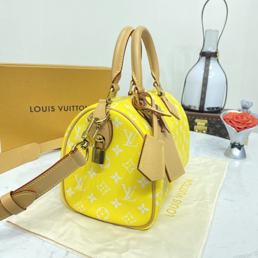Replica Louis Vuitton Speedy P9 Bandouliere 25 Yellow - Image 3