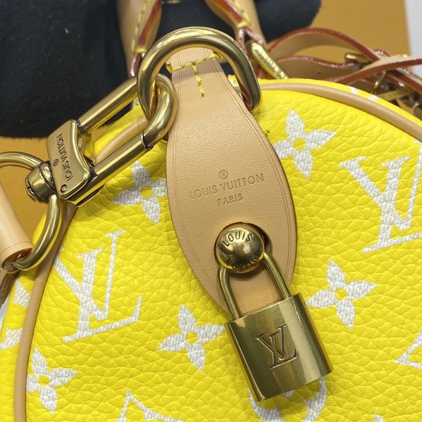 Replica Louis Vuitton Speedy P9 Bandouliere 25 Yellow - Image 5