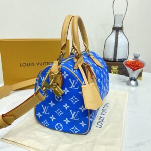 Alternative view of Replica Louis Vuitton Speedy P9 Bandouliere 25 Blue