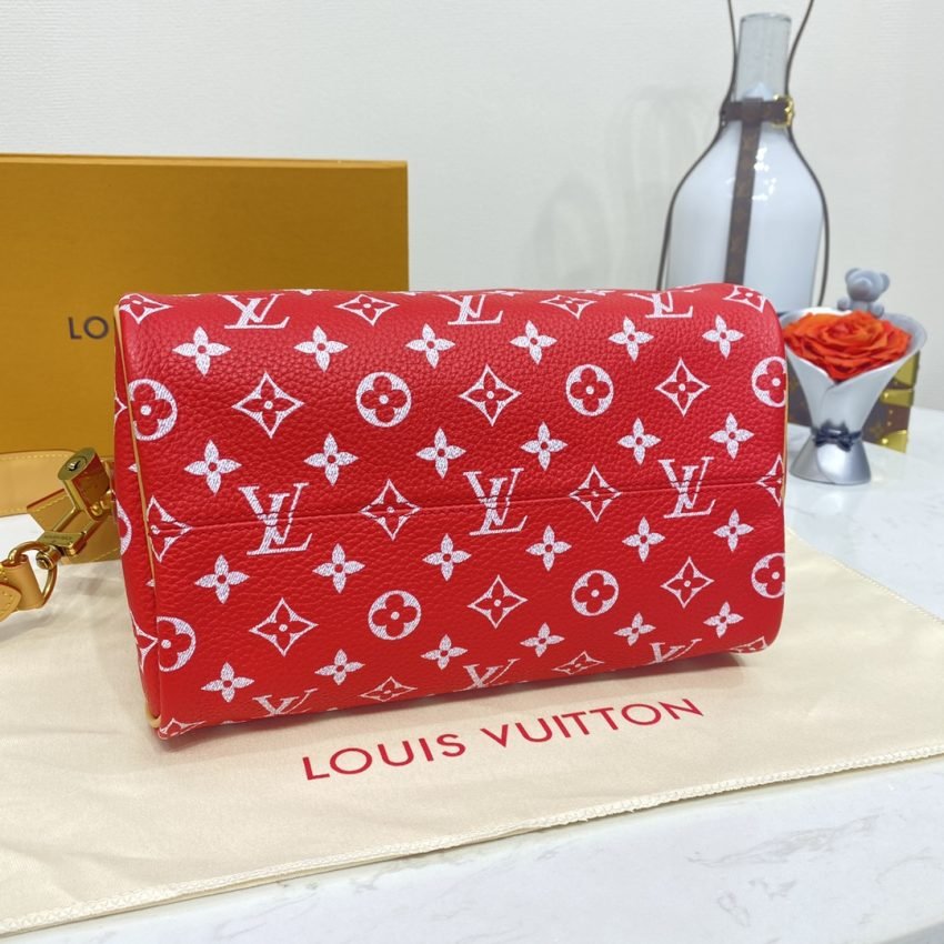 Replica Louis Vuitton Speedy P9 Bandouliere 25 Red - Image 5