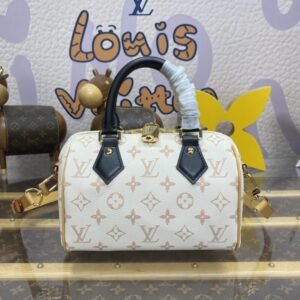 Replica Louis Vuitton Speedy Bandouliere Beige