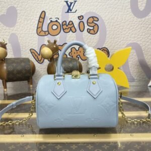 Replica Louis Vuitton Speedy Bandouliere 20 Sky Blue