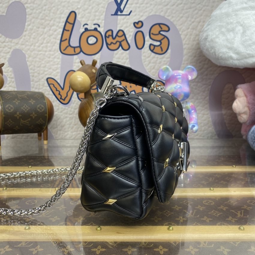Fake Louis Vuitton Go – 14 Black - Image 2