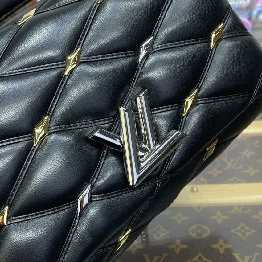 Fake Louis Vuitton Go – 14 Black - Image 7