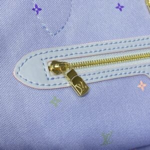 Alternative view of Replica Louis Vuitton Neverfull MM Purple