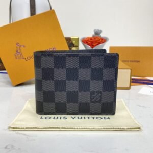 Louis Vuitton Multiple Wallet Black Grid