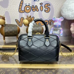 Alternative view of Fake Louis Vuitton Speedy Bandouliere 20 Black