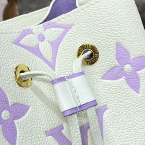 Alternative view of Fake Louis Vuitton Neonoe Bb Bag White – Purple