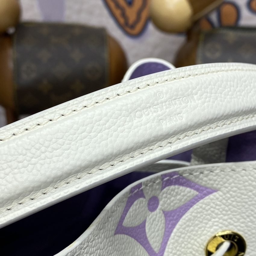 Fake Louis Vuitton Neonoe Bb Bag White – Purple - Image 9