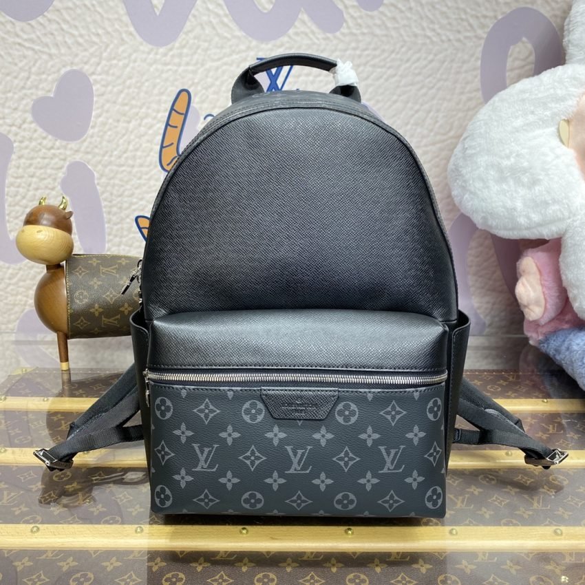 Fake Louis Vuitton Discovery Backpack Black - Image 6