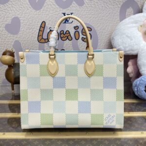 Fake LV Onthego Green Grid