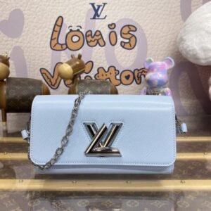 Fake Louis Vuitton Twist West Pochette Blue