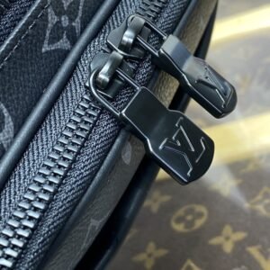 Alternative view of Fake Louis Vuitton Alpha Messenger Black Canvas