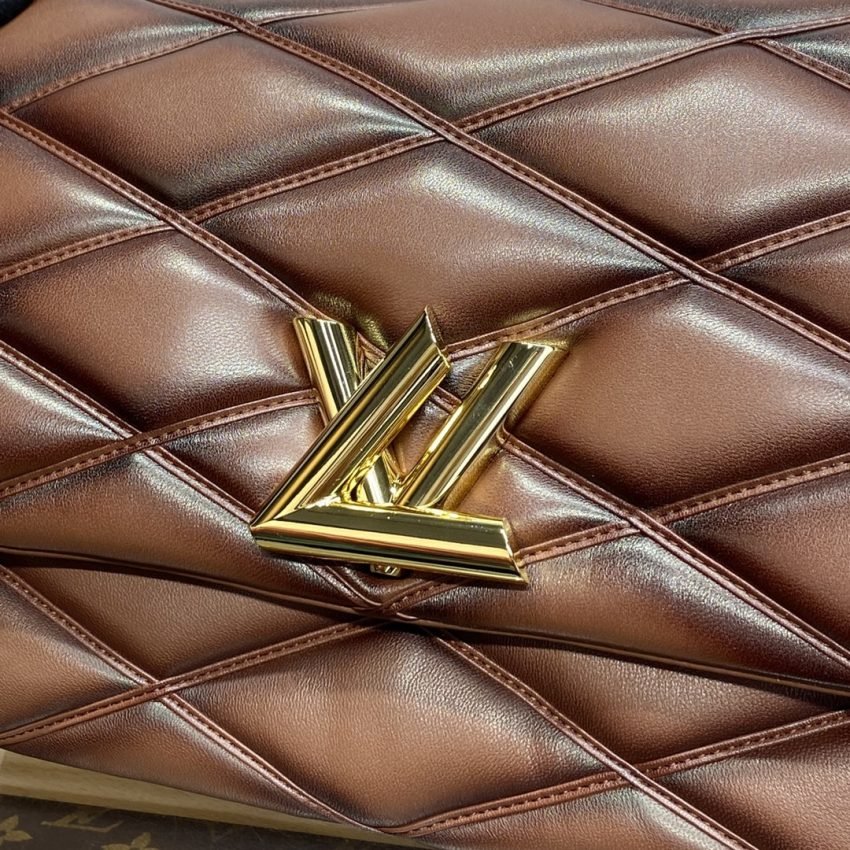Fake Louis Vuitton Go – 14 Brown - Image 4
